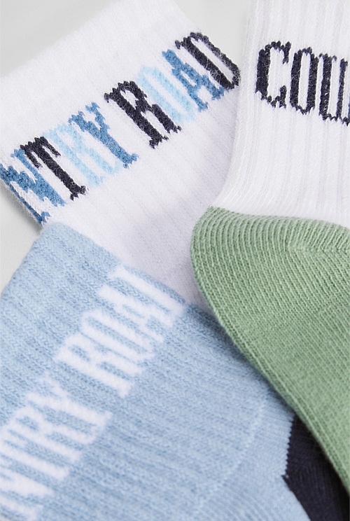 Heritage Quarter Sock Pack of 3 Heritage Quarter Sock Pack of 3