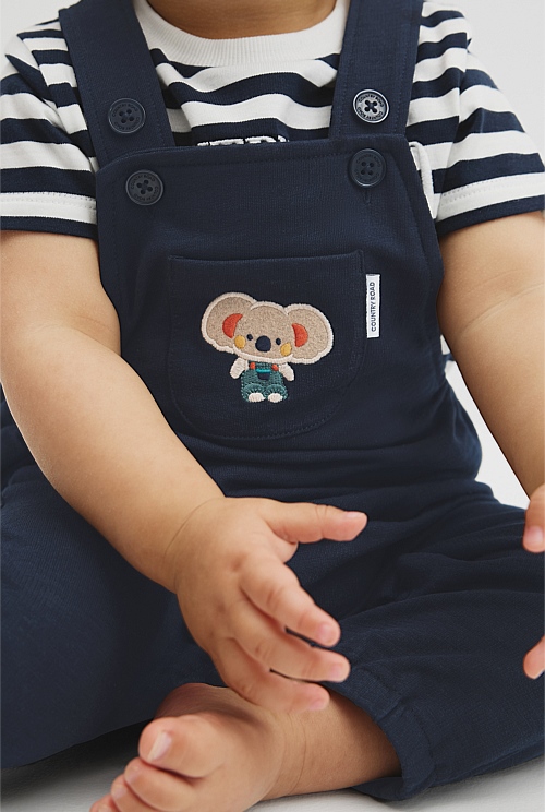 Organically Grown Cotton Koala Jersey Overall Organically Grown Cotton Koala Jersey Overall