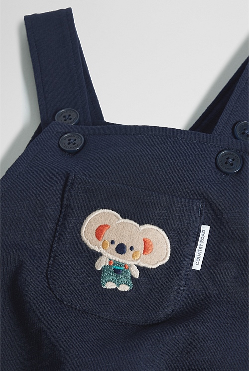 Organically Grown Cotton Koala Jersey Overall Organically Grown Cotton Koala Jersey Overall