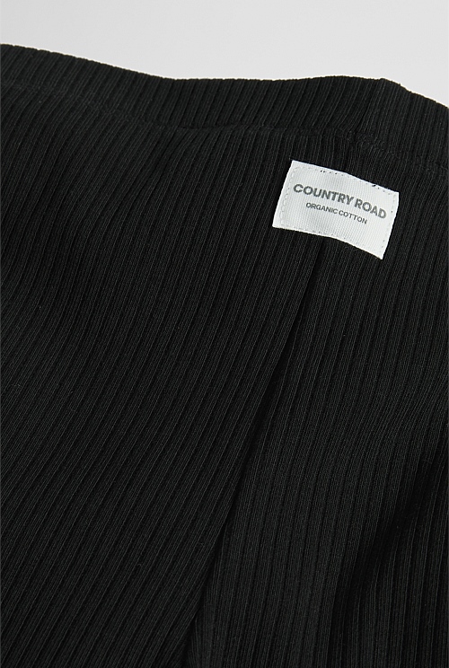 OrganicallyGrown Cotton Blend Rib Bike Short OrganicallyGrown Cotton Blend Rib Bike Short