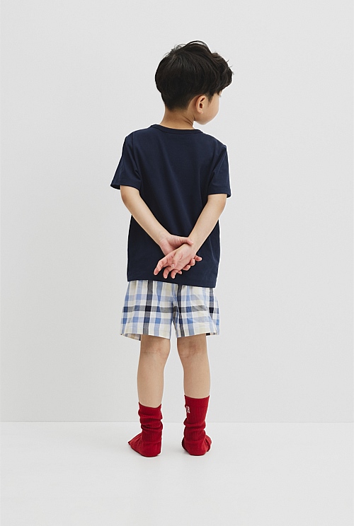 Australian Cotton Short Sleeve Logo Pyjama Set