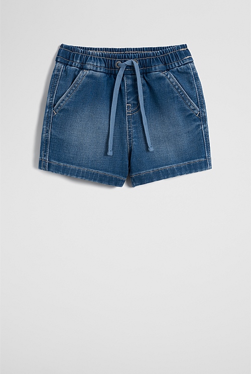 Pull On Denim Short Pull On Denim Short