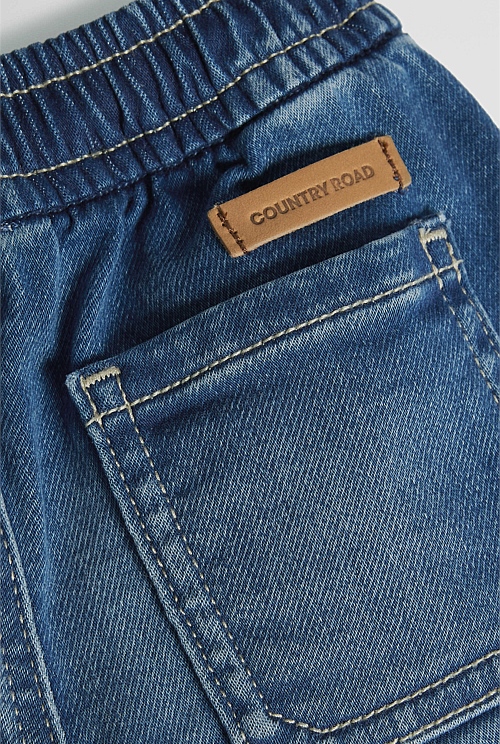 Pull On Denim Short Pull On Denim Short