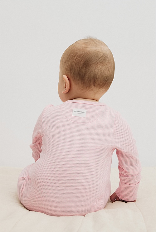 Organically Grown Cotton Waffle Jumpsuit Organically Grown Cotton Waffle Jumpsuit
