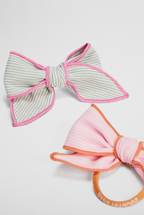 Bow Hair Tie Pack of 2 Bow Hair Tie Pack of 2