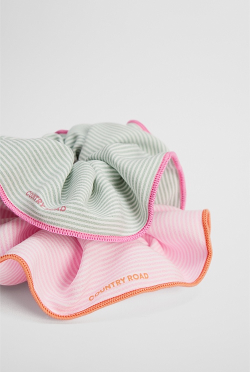 Stripe Scrunchie Pack of 2 Stripe Scrunchie Pack of 2