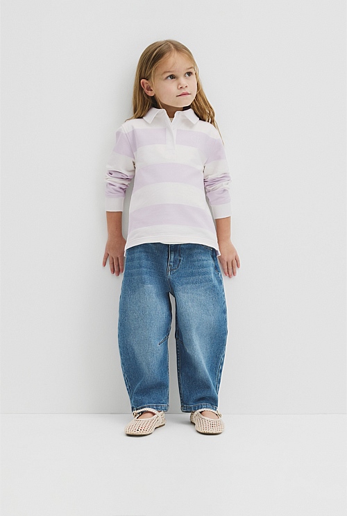 Organically Grown Cotton Blend Relaxed Heritage Sweat Organically Grown Cotton Blend Relaxed Heritage Sweat
