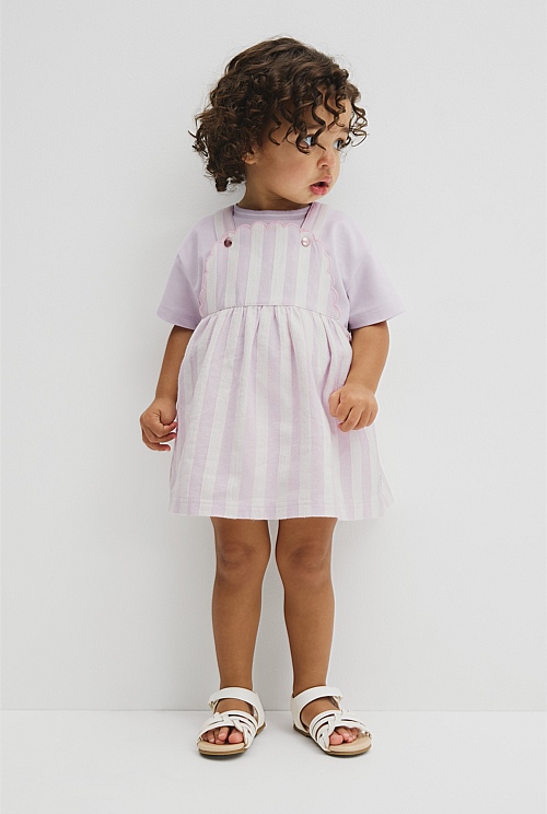 Stripe Pinafore Stripe Pinafore