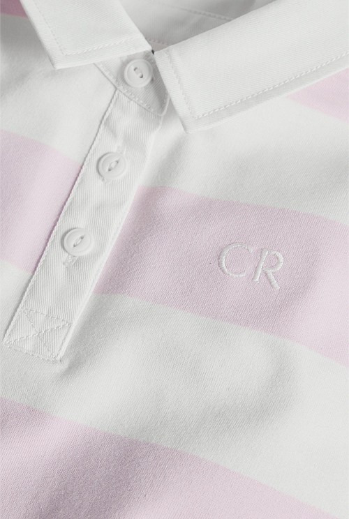 Organically Grown Cotton Blend Long Sleeve Rugby Top