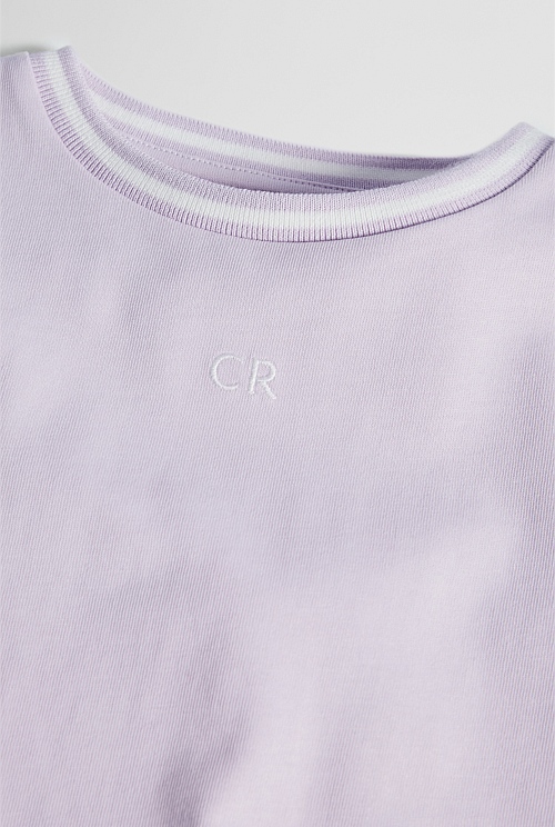 Australian Cotton Short Sleeve Crop Boxy T-Shirt Australian Cotton Short Sleeve Crop Boxy T-Shirt