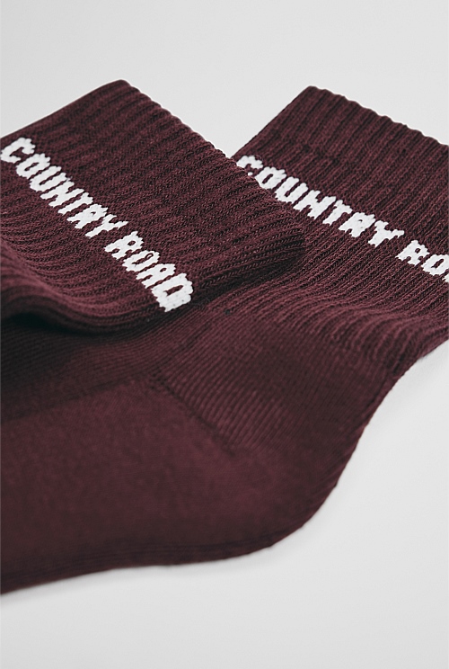 Australian Cotton Blend CR Sport Quarter Crew Sock Australian Cotton Blend CR Sport Quarter Crew Sock