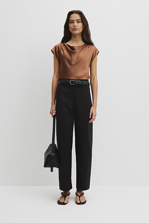 Satin Shell Top Satin Shell Top