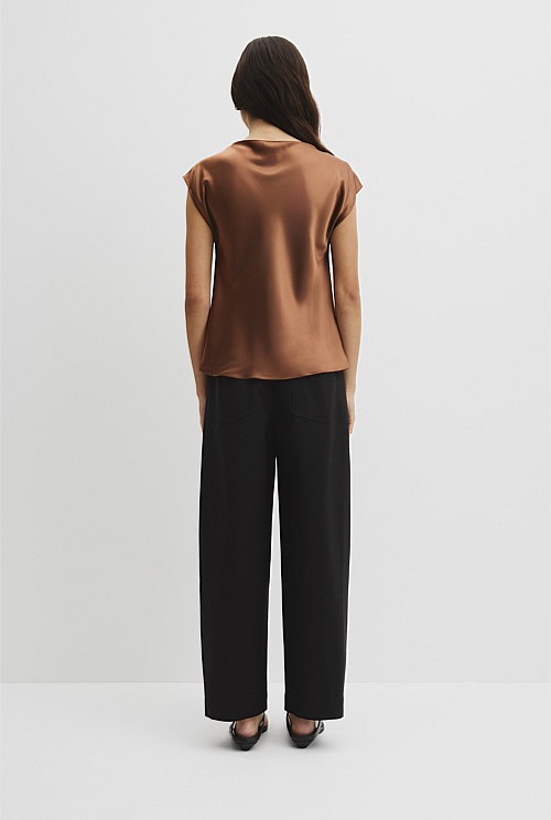 Satin Shell Top Satin Shell Top