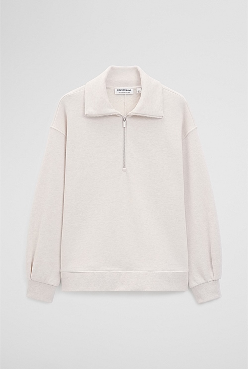 Australian Cotton Funnel Neck Sweat Australian Cotton Funnel Neck Sweat