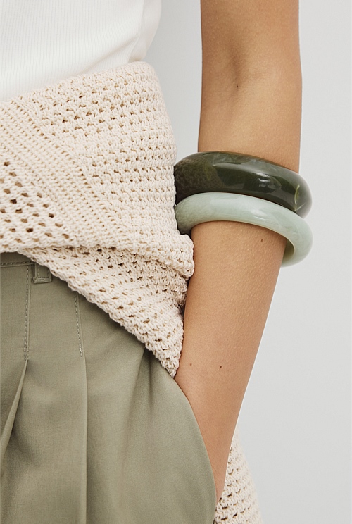 Pia Bangle Set of 2