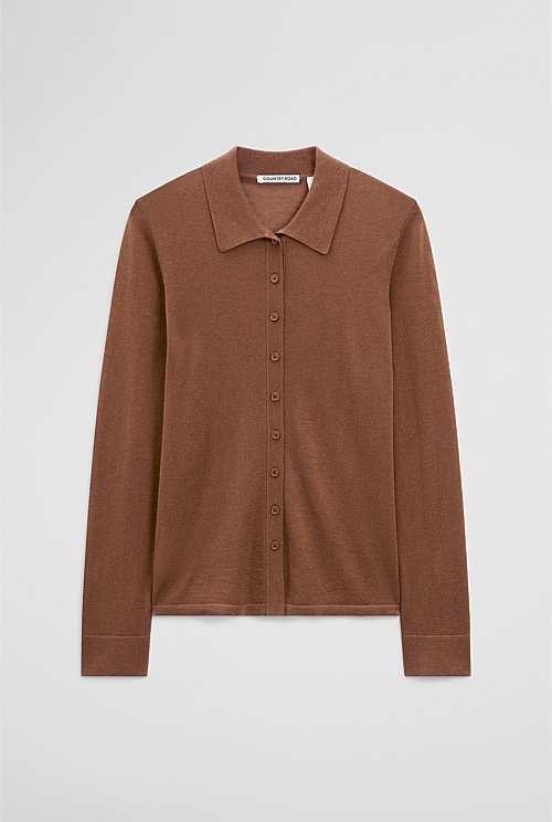 Long Sleeve Knit Shirt Long Sleeve Knit Shirt