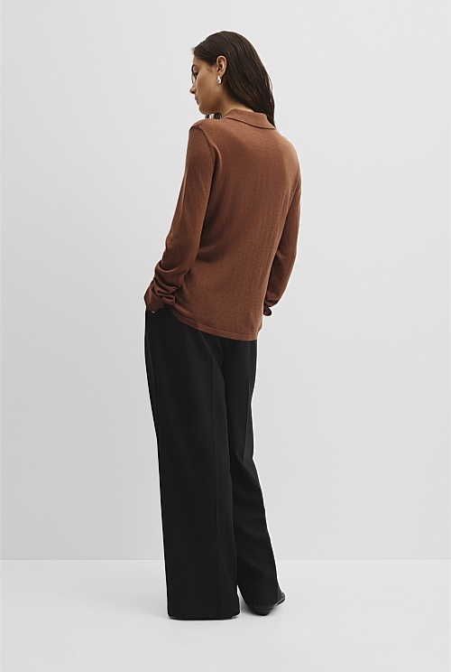 Long Sleeve Knit Shirt Long Sleeve Knit Shirt