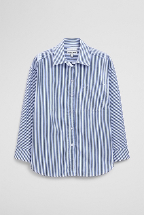 Stripe Poplin Shirt Stripe Poplin Shirt