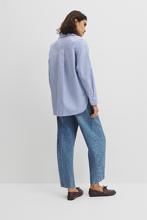 Stripe Poplin Shirt Stripe Poplin Shirt