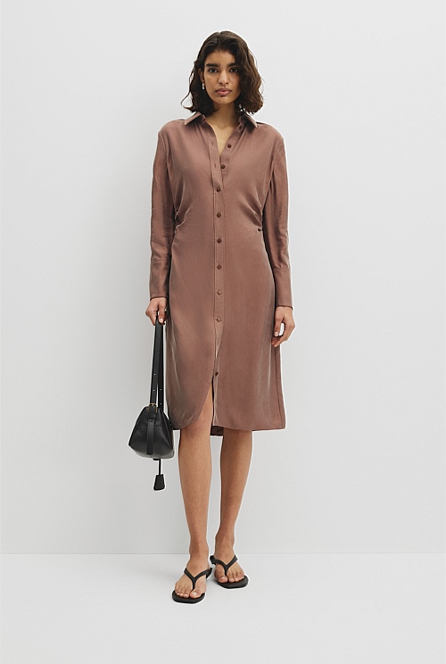 Draped Waist Dress Draped Waist Dress