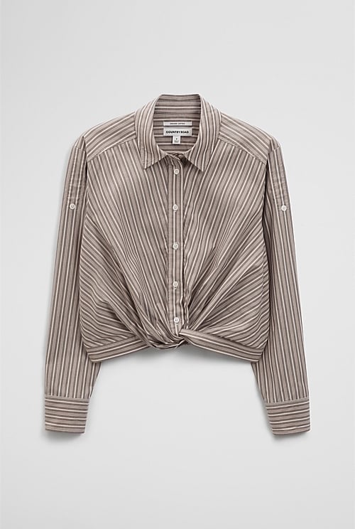 Twist Crop Shirt