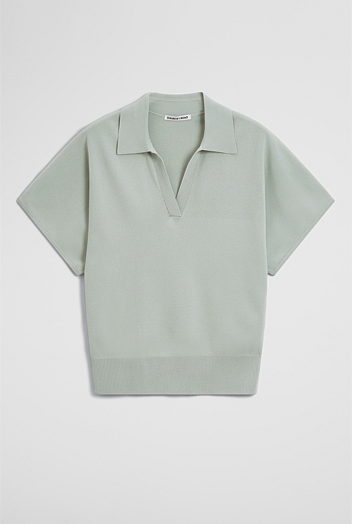 Compact Knit Polo
