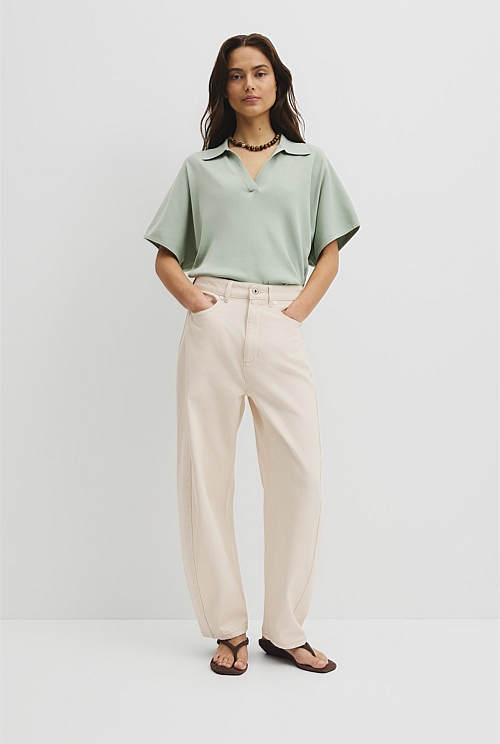 Compact Knit Polo