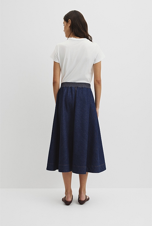 Soft Denim Cargo Skirt Soft Denim Cargo Skirt