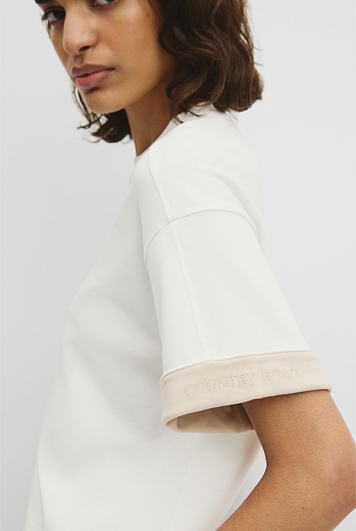 Cuff Sleeve T-Shirt