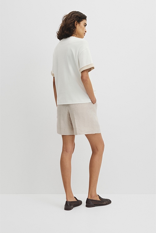 Cuff Sleeve T-Shirt