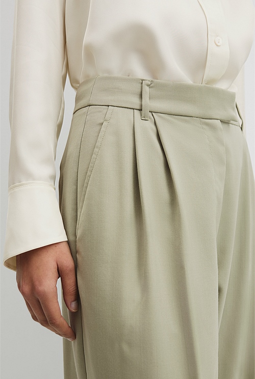 Wool Blend Tailored Pant Wool Blend Tailored Pant