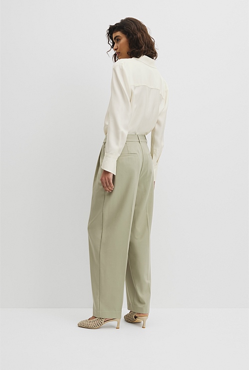 Wool Blend Tailored Pant Wool Blend Tailored Pant