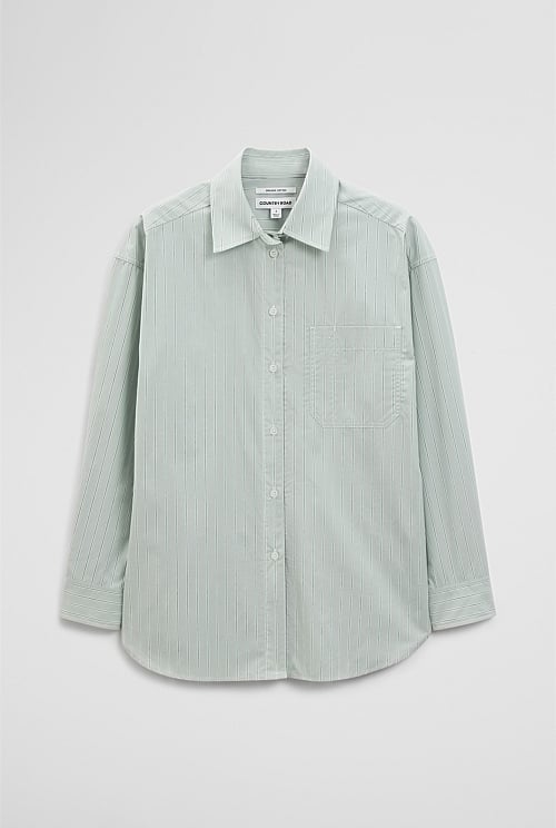 Stripe Poplin Shirt