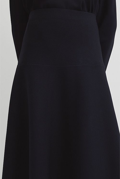 Fluted Knit Midi Skirt Fluted Knit Midi Skirt