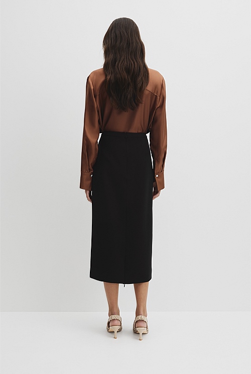 Zip Pencil Skirt Zip Pencil Skirt
