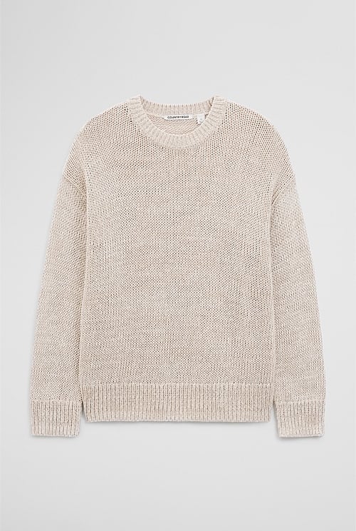 Organically Grown Cotton Tape Yarn Sweater