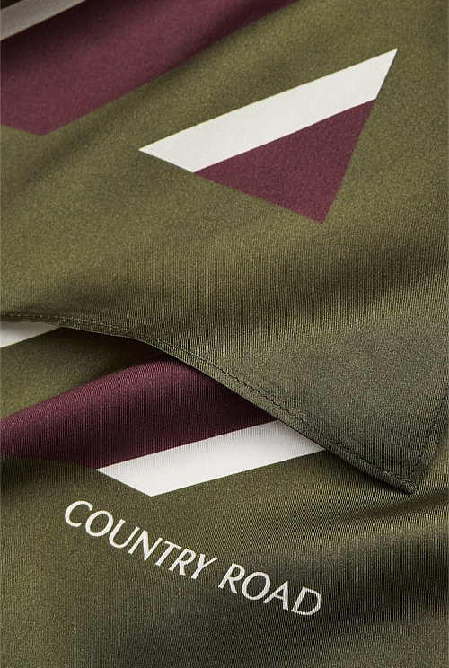 Silk Multi Stripe Scarf