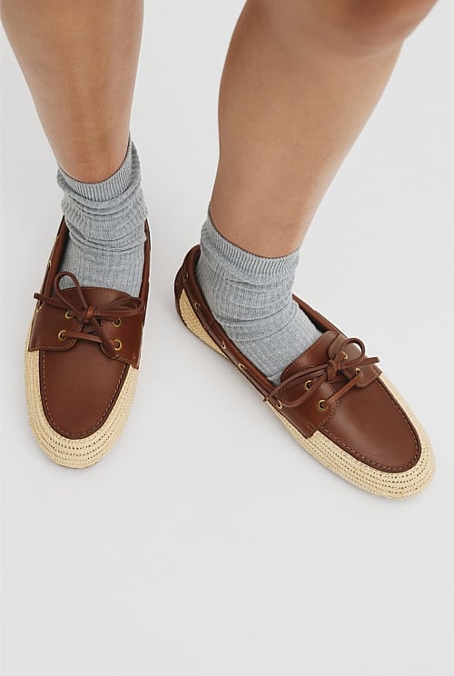 Grace Raffia Loafer