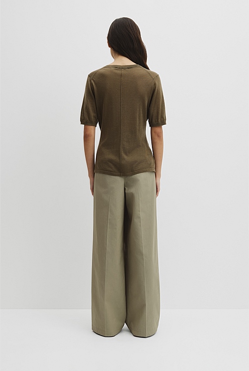 Short Sleeve Knit Tee Short Sleeve Knit Tee