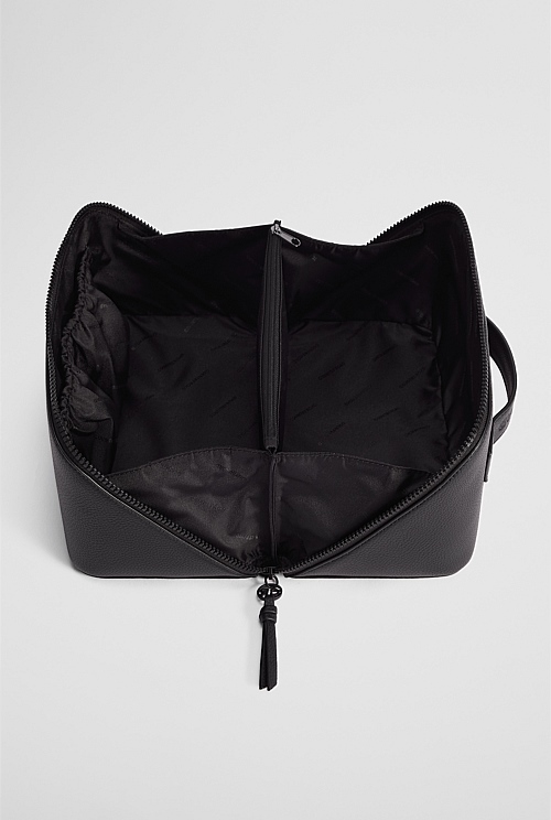 Branded Detail Large Convertible Cosmetic Case Branded Detail Large Convertible Cosmetic Case