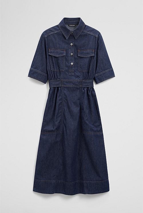 Utility Denim Dress