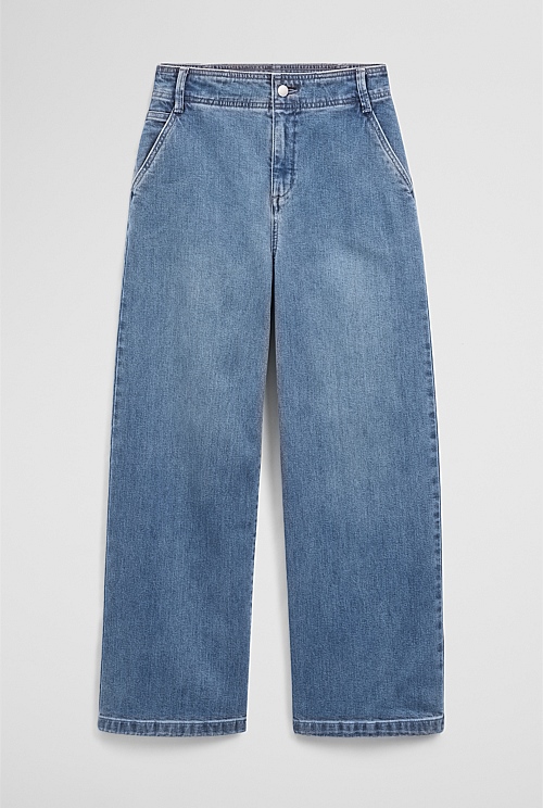 Refined High Rise Wide Leg Jean Refined High Rise Wide Leg Jean