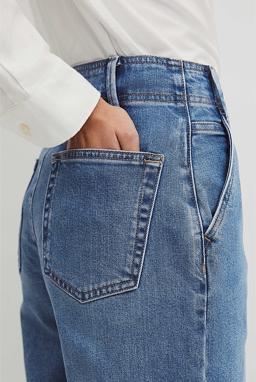 Refined High Rise Wide Leg Jean Refined High Rise Wide Leg Jean