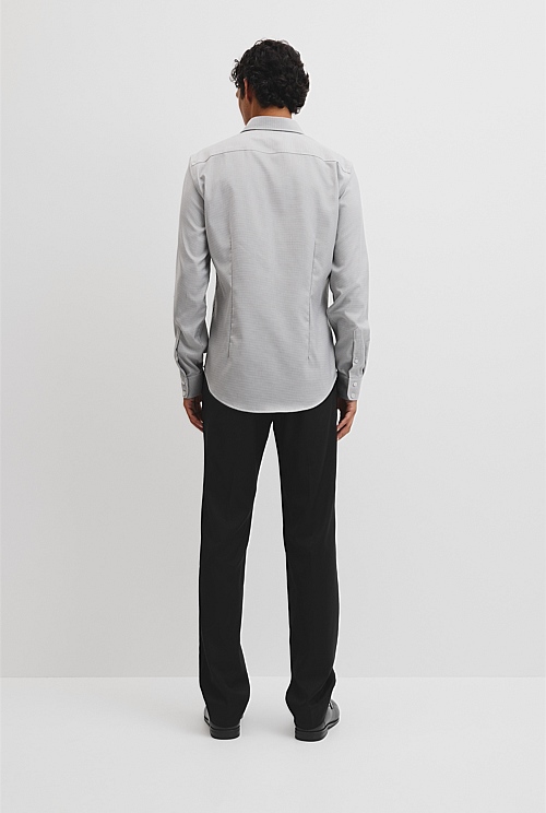 Slim Micro Houndstooth Travel Shirt Slim Micro Houndstooth Travel Shirt
