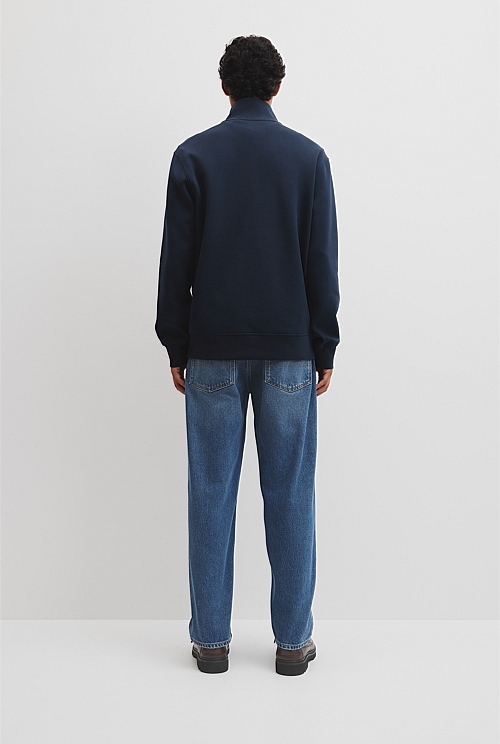 Half Zip Texture Sweatshirt Half Zip Texture Sweatshirt
