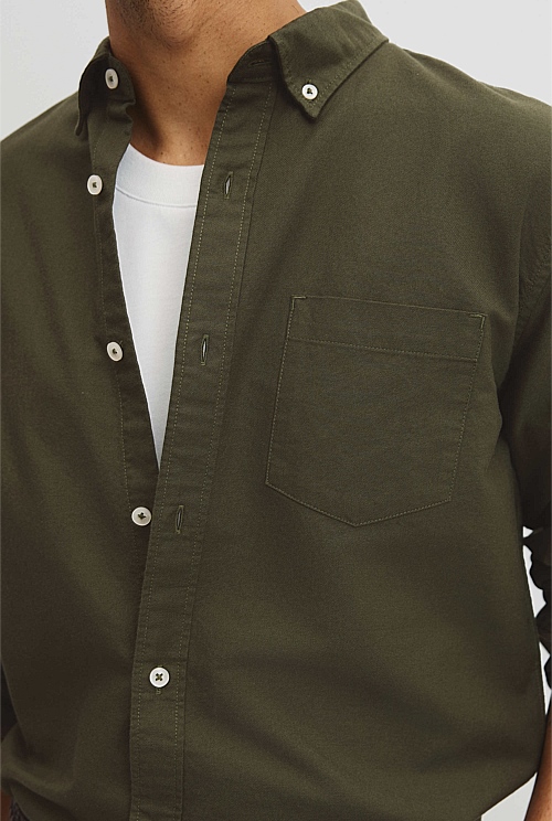 Australian Good Earth Cotton Regular Fit Oxford Shirt Australian Good Earth Cotton Regular Fit Oxford Shirt