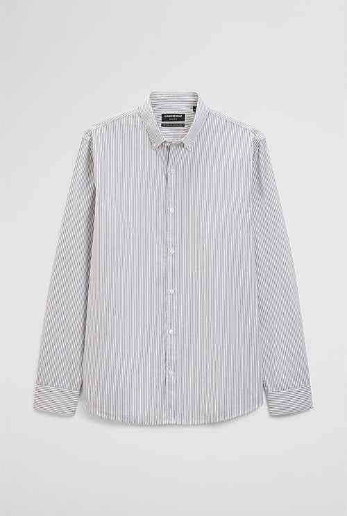 Regular Fit Cotton Stripe Shirt