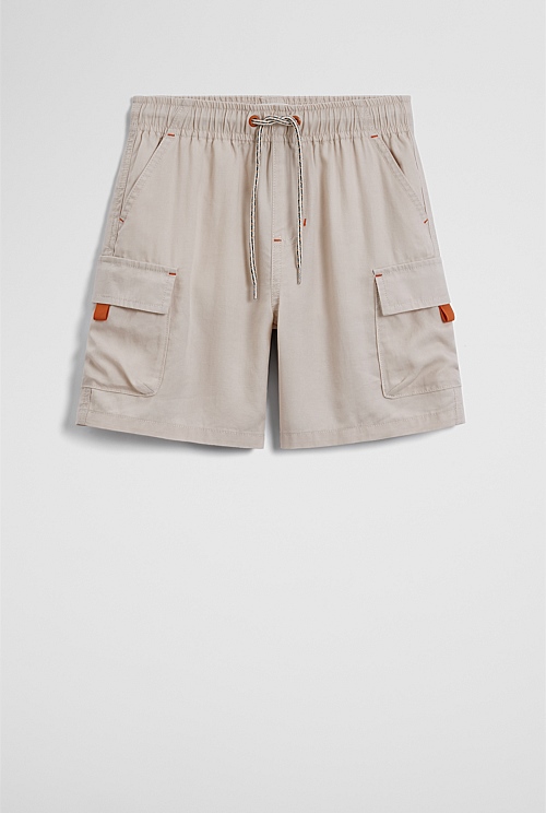 Contrast Cargo Pant Straight Contrast Cargo Pant Straight