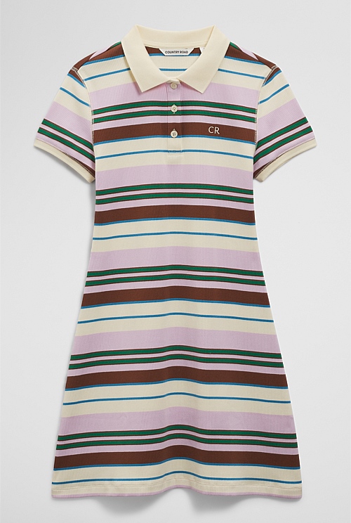 Teen Australian Cotton Short Sleeve Collar Polo Dress Teen Australian Cotton Short Sleeve Collar Polo Dress