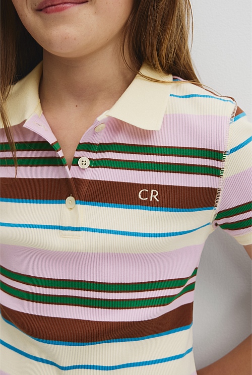 Teen Australian Cotton Short Sleeve Collar Polo Dress Teen Australian Cotton Short Sleeve Collar Polo Dress